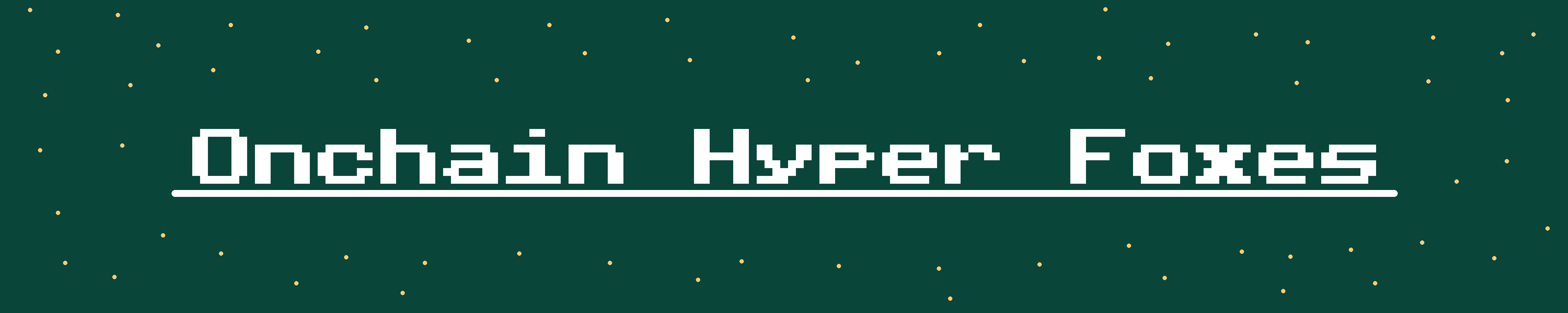 Onchain Hyper Foxes banner